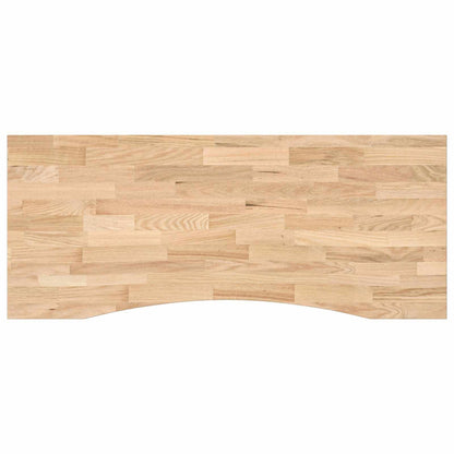 Scrivania Nero e naturale 120 x 60 cm Legno di Quercia Massello | homemem39