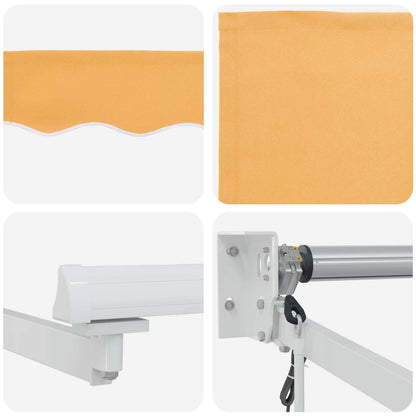 Tenda retrattile Sabbia 2,5 x 2 m Poliestere e Metallo | homemem39