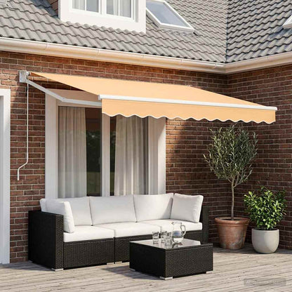 Tenda retrattile Sabbia 2,5 x 2 m Poliestere e Metallo | homemem39