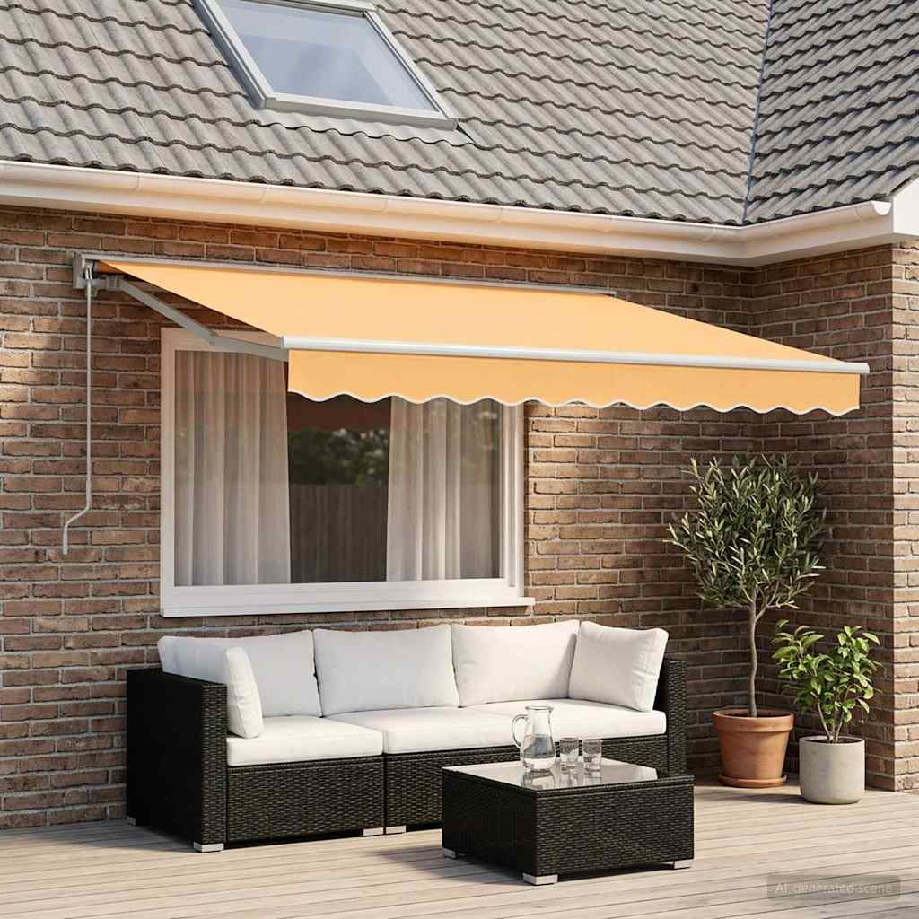 Tenda retrattile manuale Sabbia 3,5 x 2,5 m | homemem39