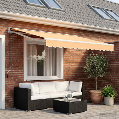 Tettuccio Elettrico Retrattile Sabbia 3 x 2,5 m | homemem39
