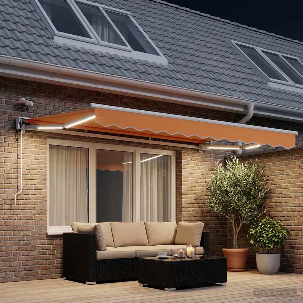 Tettuccio Elettrico Retrattile Sabbia 3,5 x 2 m | homemem39