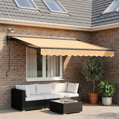 Tettuccio Elettrico Retrattile Sabbia 3 x 2,5 m | homemem39