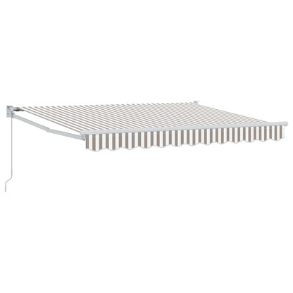 Tenda retrattile Grigio chiaro e bianco 3,5 x 2 m | homemem39