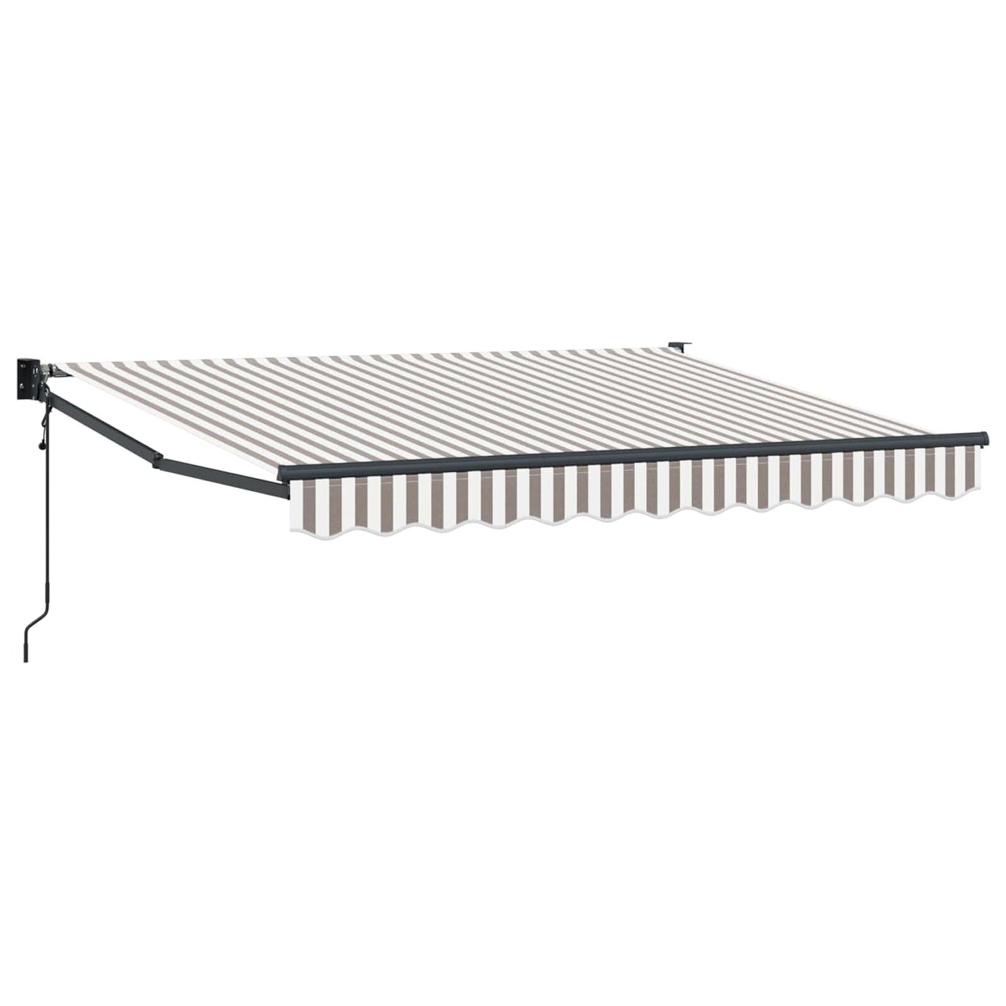 Tenda retrattile Grigio chiaro e bianco 3,5 x 2 m | homemem39