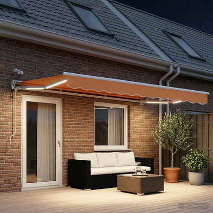 Tettuccio Elettrico Retrattile Sabbia 4 x 2 m | homemem39