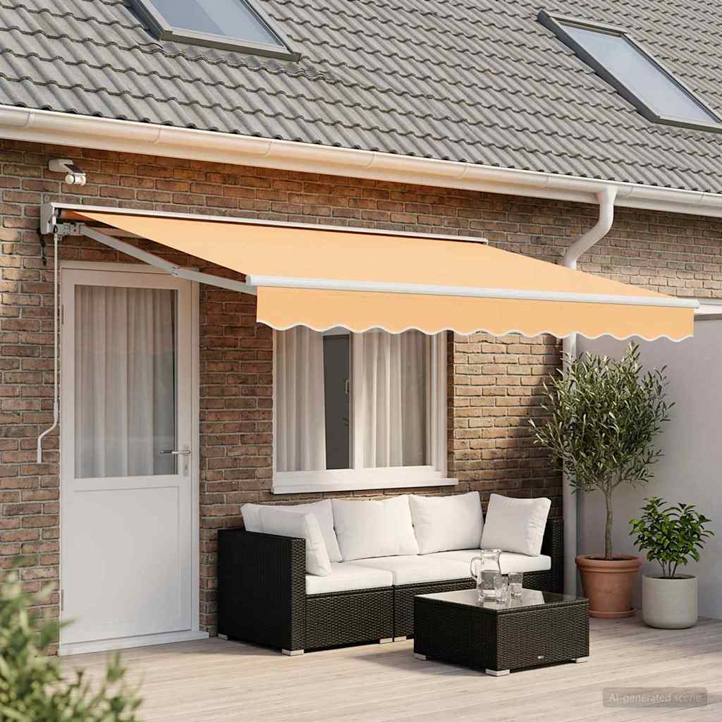Tettuccio Elettrico Retrattile Sabbia 5 × 3,5 m | homemem39