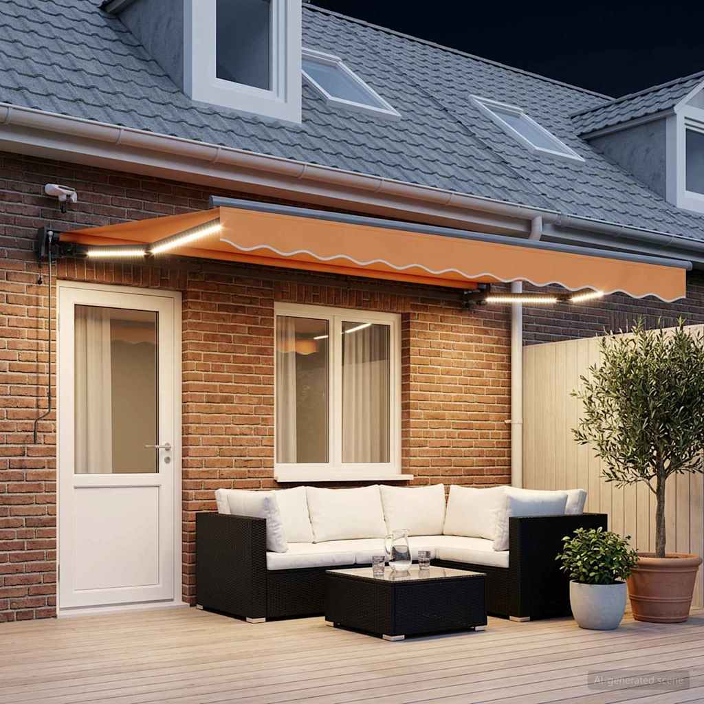 Tettuccio Elettrico Retrattile Sabbia 5 x 3 m | homemem39