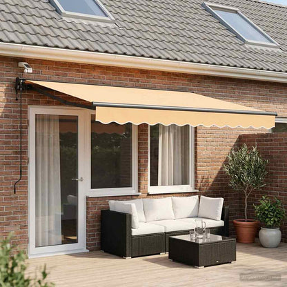 Tettuccio Elettrico Retrattile Sabbia 5 × 3,5 m | homemem39