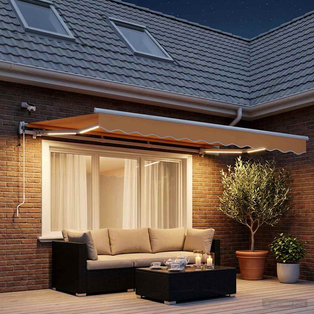 Tenda retrattile Sabbia 300 x 250 cm Poliestere | homemem39