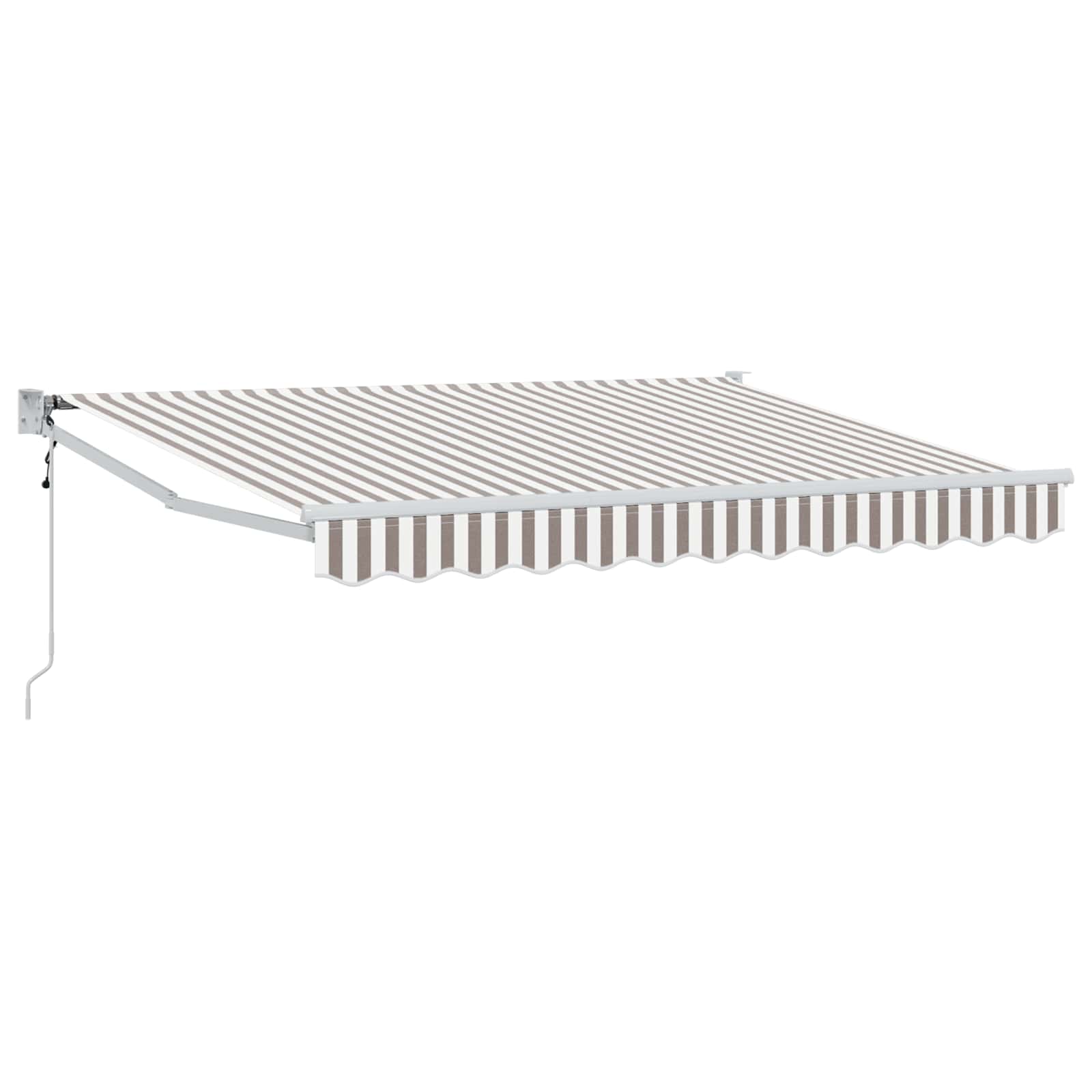 Tenda retrattile Grigio chiaro e bianco 3 x 2,5 m | homemem39