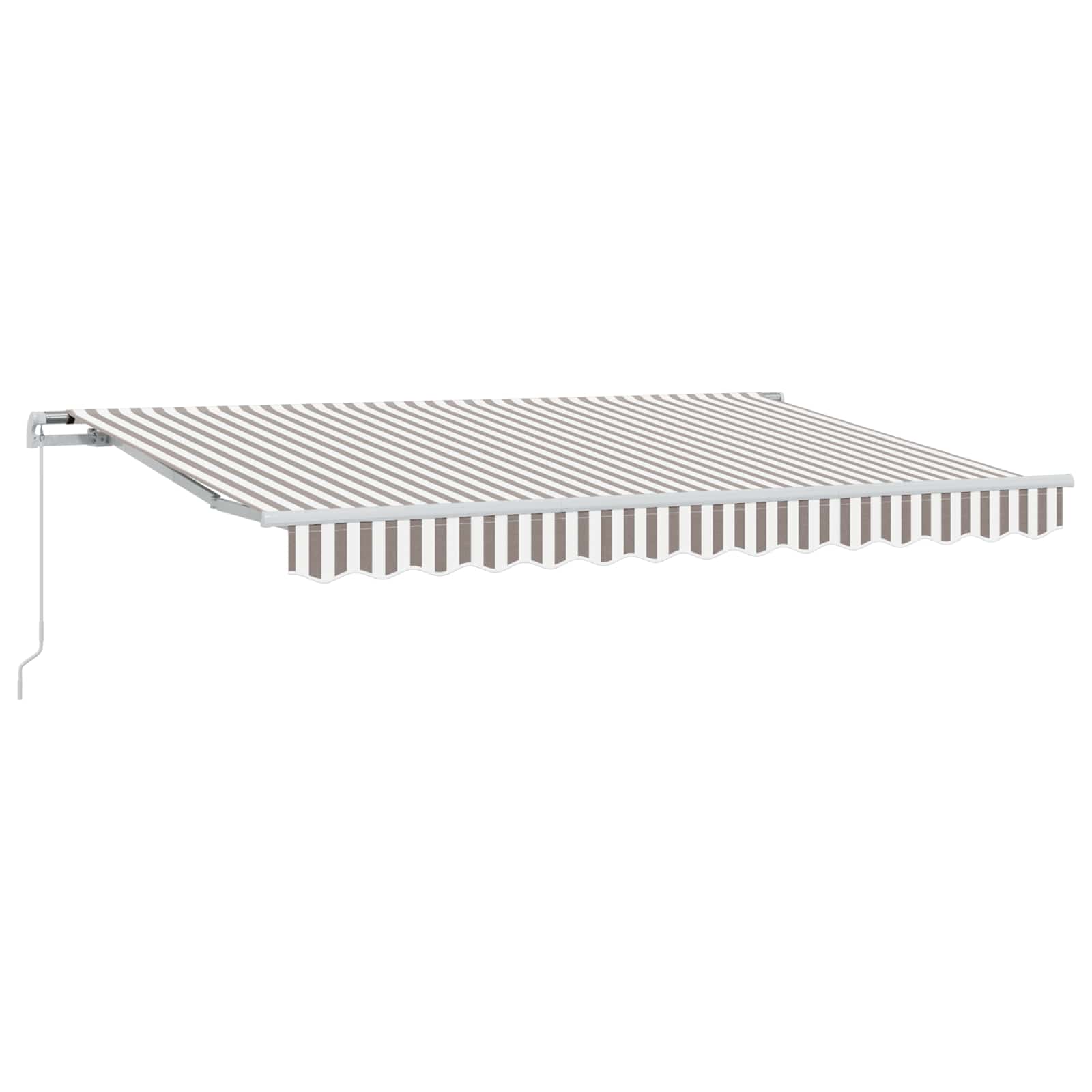 Tenda retrattile 2 pz Grigio chiaro e bianco 3,5 x 2,5 m | homemem39