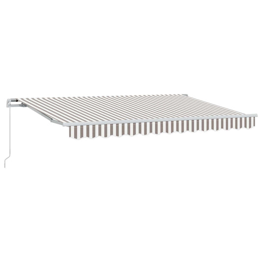 Tenda retrattile 2 pz Grigio chiaro e bianco 3,5 x 2,5 m | homemem39