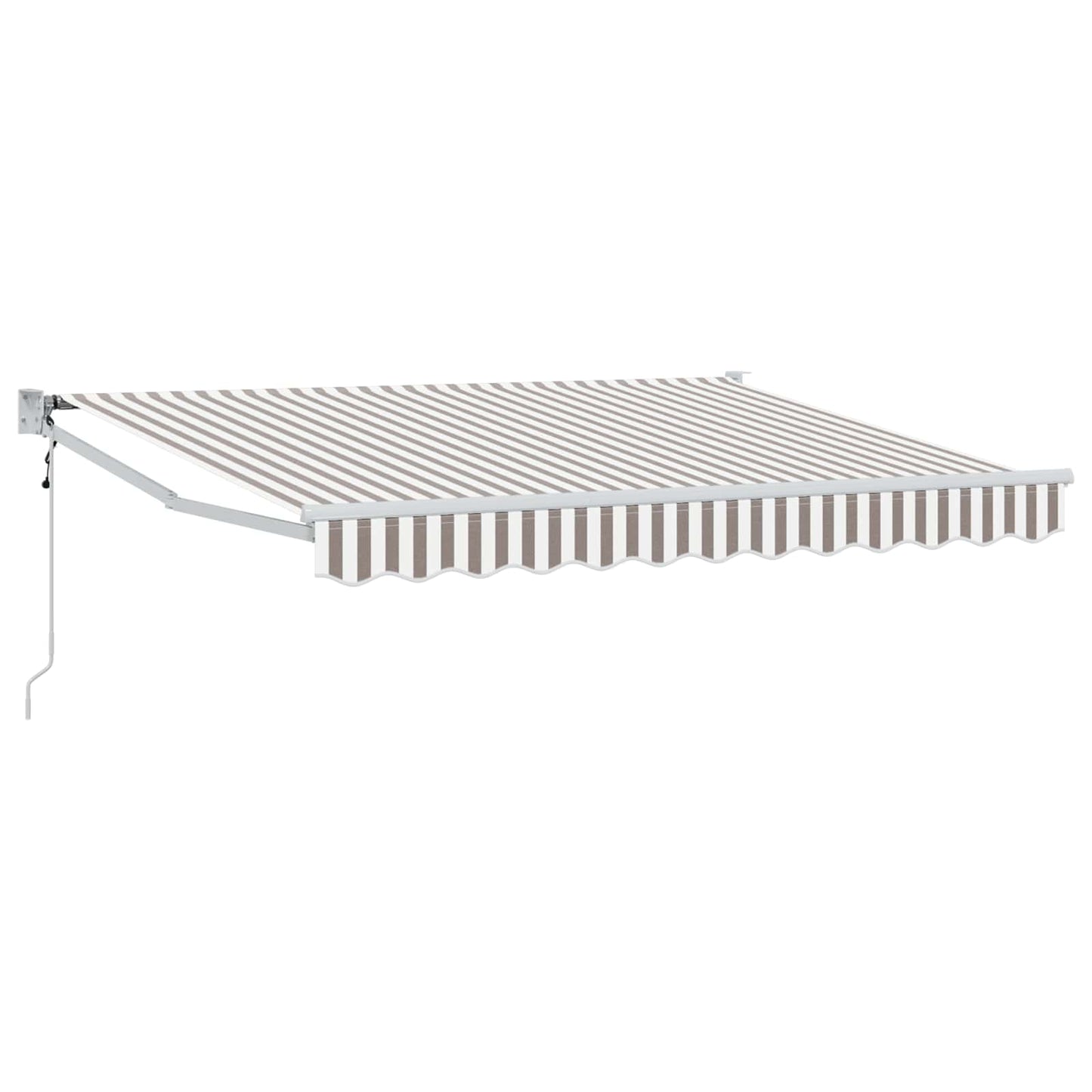 Tenda retrattile Grigio chiaro e bianco 3,5 x 2,5 m | homemem39