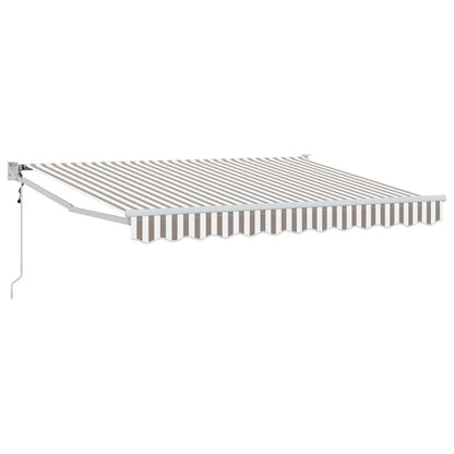Tenda retrattile Grigio chiaro e bianco 3,5 x 2,5 m | homemem39
