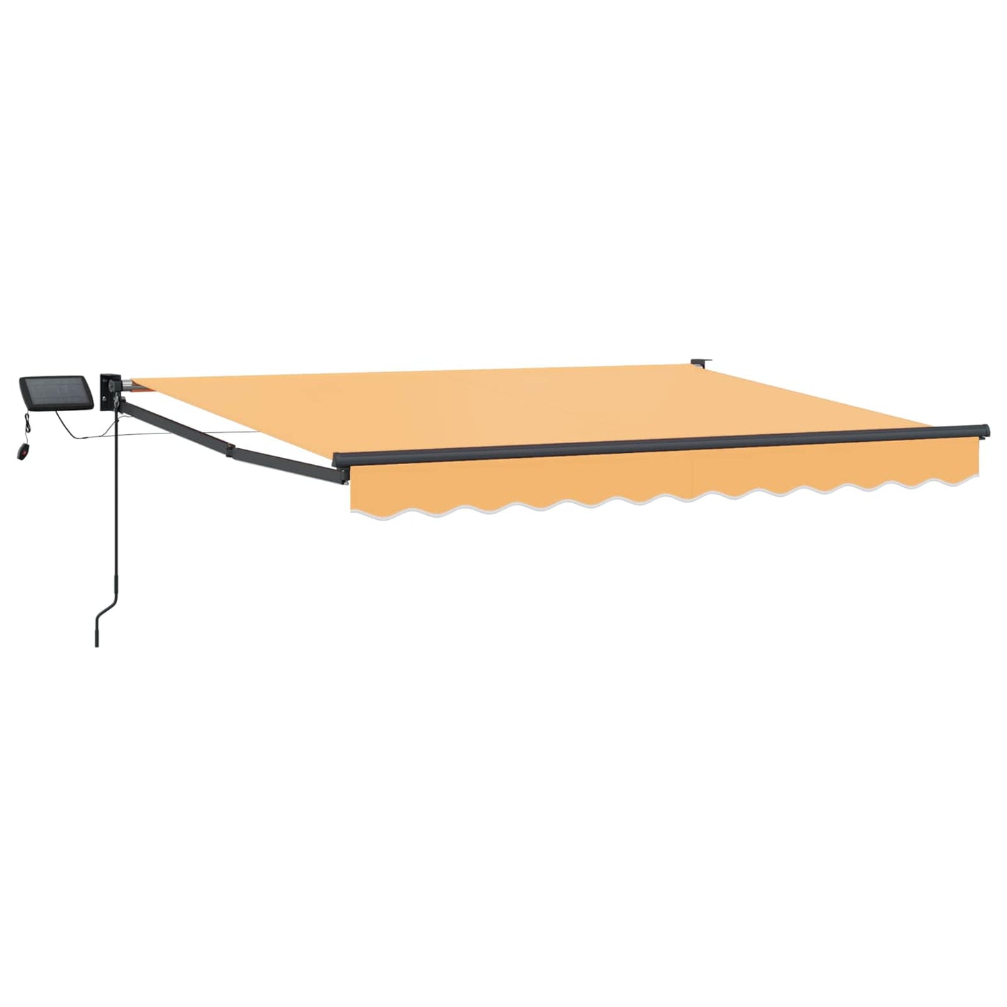 Tenda retrattile manuale con LED Sabbia | homemem39