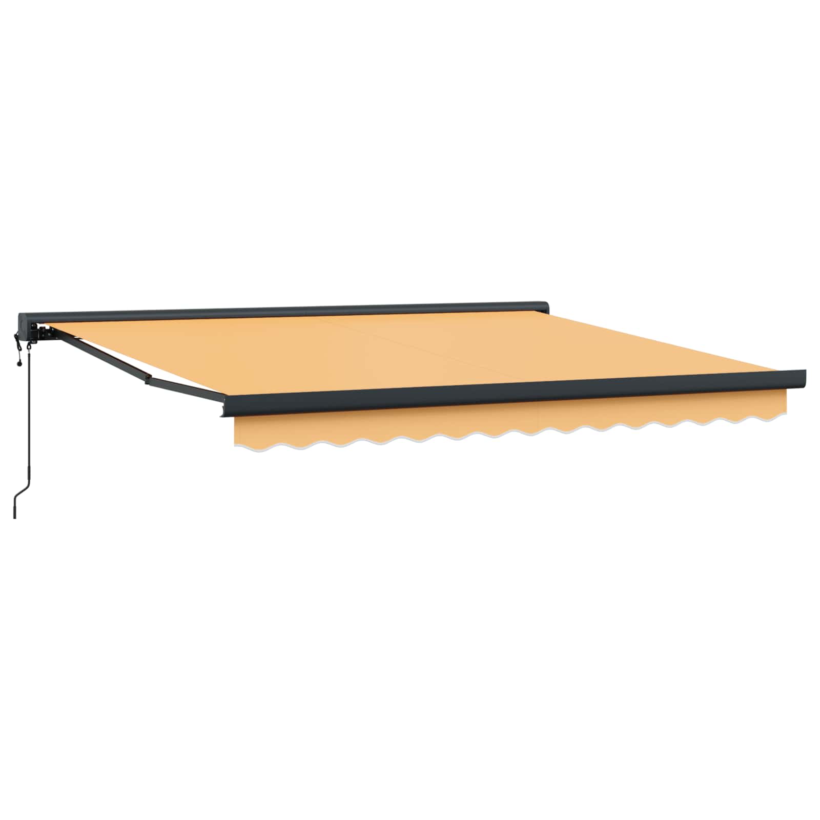 Tenda retrattile Sabbia 350 x 250 cm Tessuto e Metallo | homemem39