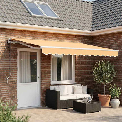 Tenda retrattile Sabbia 600 × 350 cm Poliestere | homemem39
