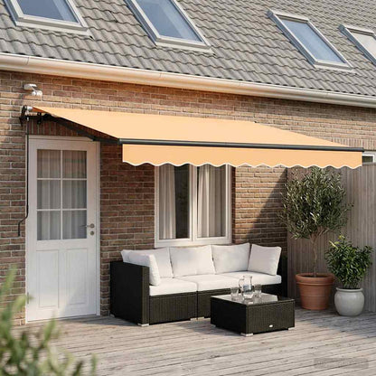 Tenda retrattile Sabbia 450 × 350 cm Poliestere | homemem39