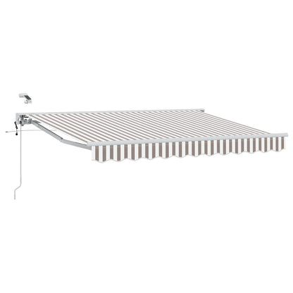 Tettuccio Elettrico Retrattile Grigio chiaro e bianco 4 × 3 m | homemem39