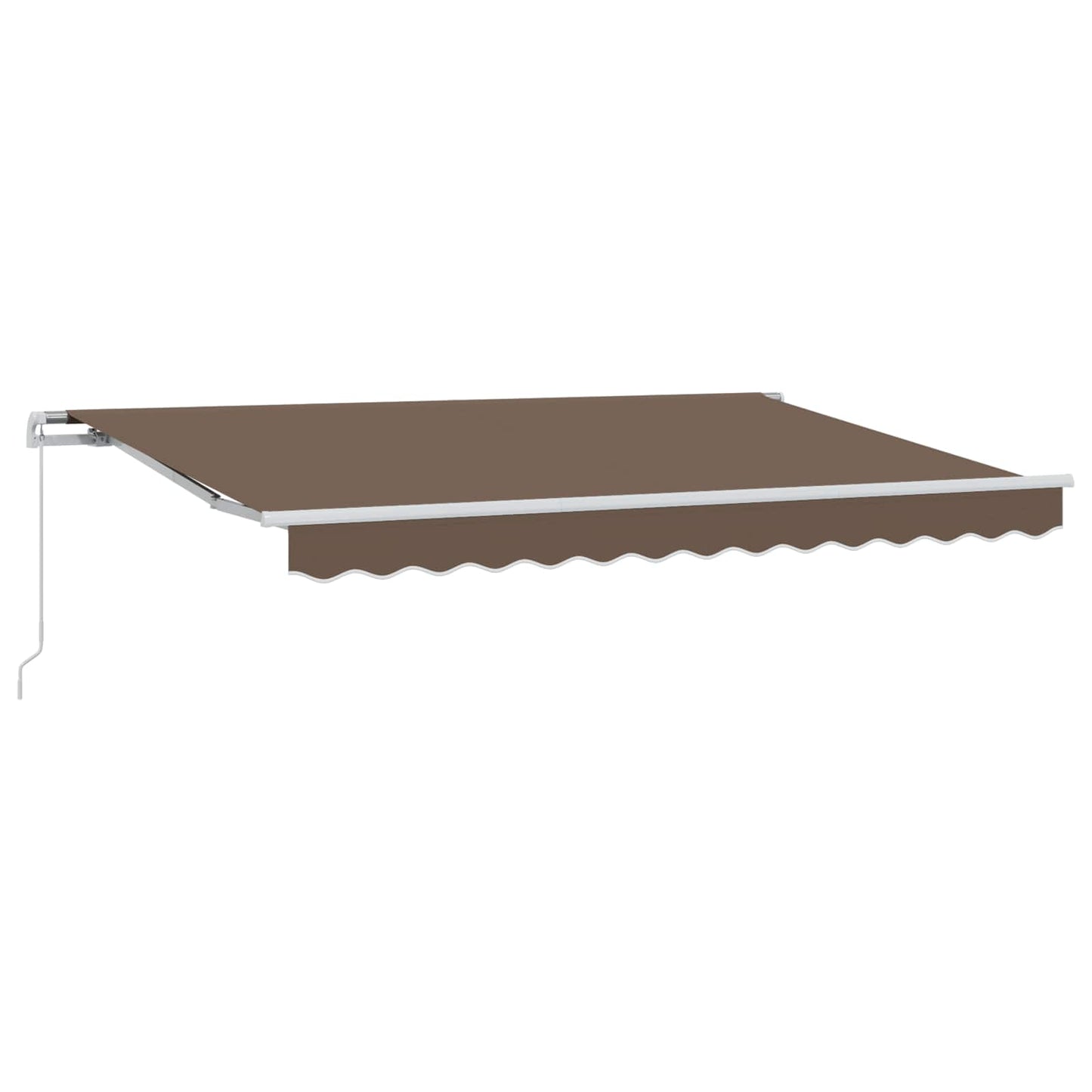 Tenda retrattile Tortora 400 × 350 cm Poliestere e Alluminio | homemem39