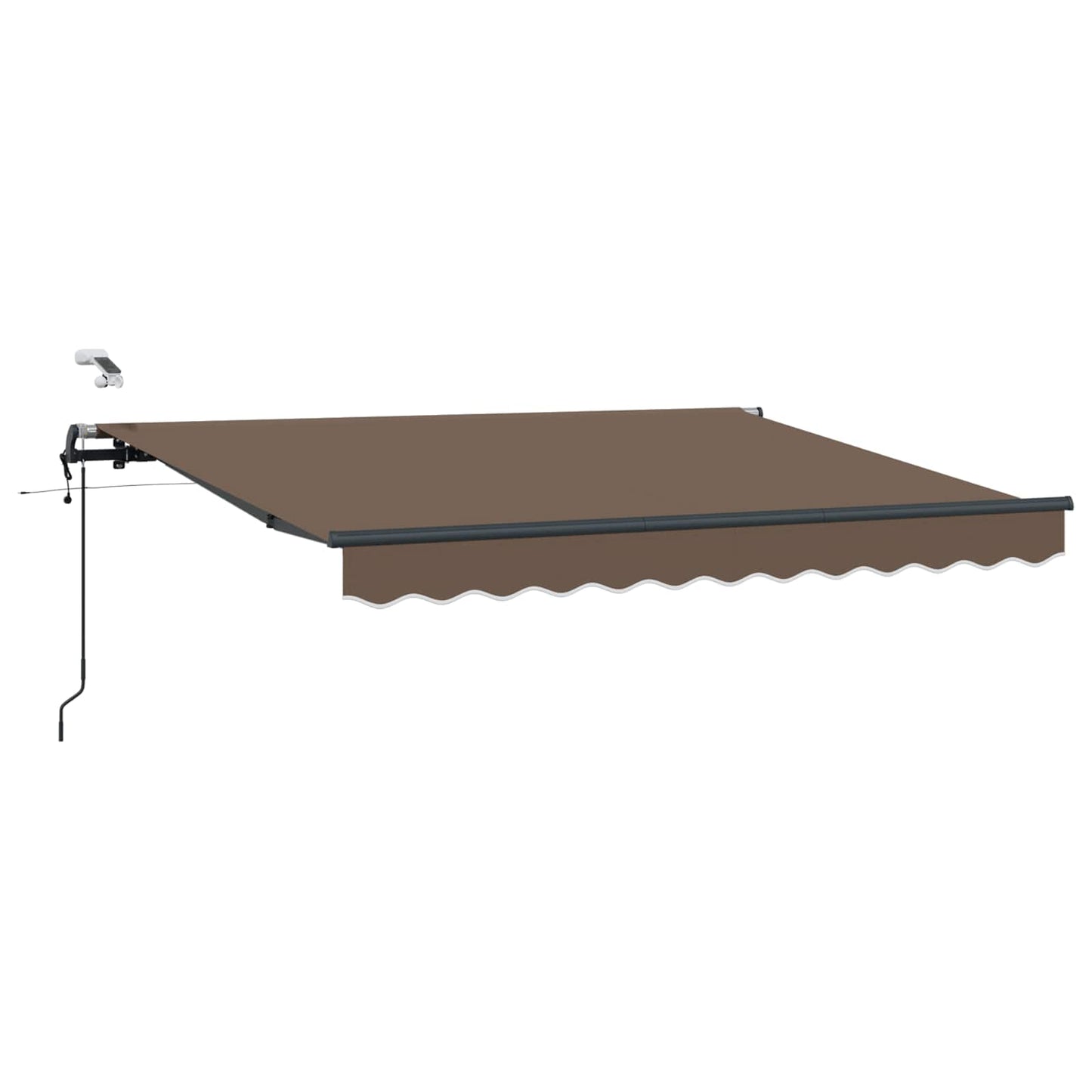 Tenda retrattile Tortora 400 × 350 cm Poliestere | homemem39