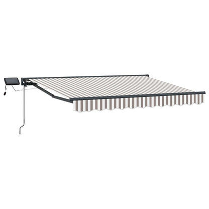 Cornice per Tenda Manuale con LED 4 × 3,5 m | homemem39