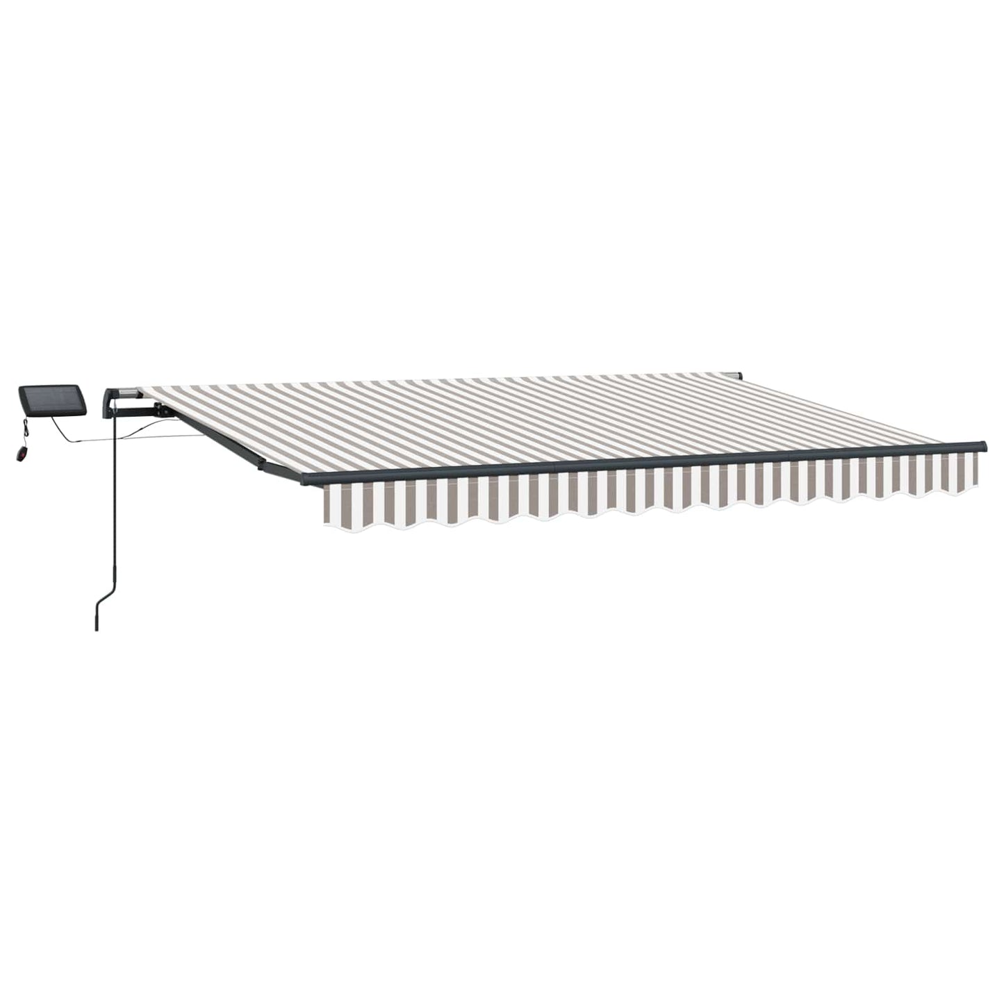 Tenda retrattile Grigio chiaro e bianco 450 × 300 cm | homemem39