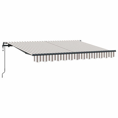Tenda retrattile Grigio chiaro e bianco 450 × 300 cm | homemem39