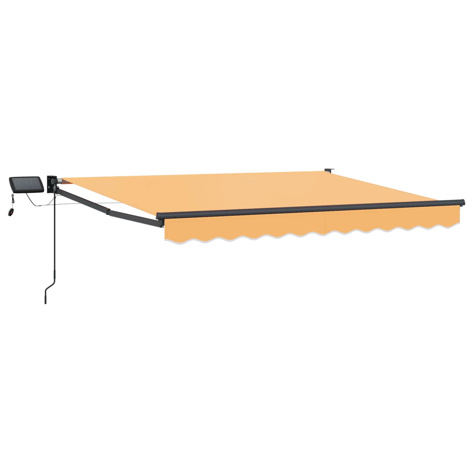 Tenda retrattile manuale con LED Sabbia | homemem39