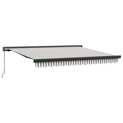 Tenda retrattile Grigio chiaro e bianco 450 × 300 cm | homemem39