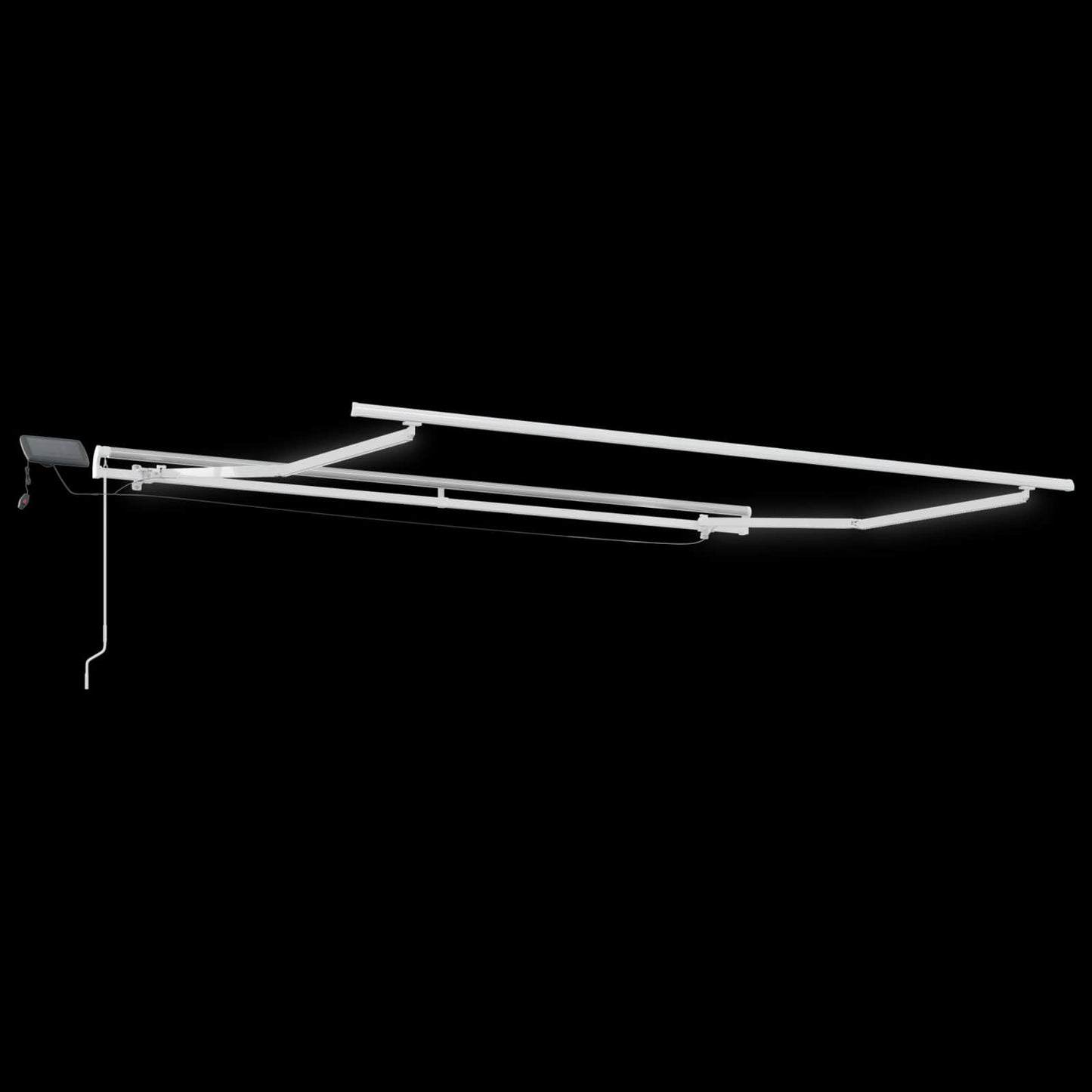 Tenda retrattile Tortora 500 × 300 cm Tessuto e Alluminio | homemem39