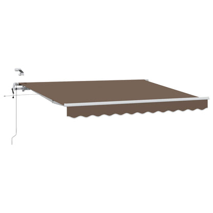 Tenda retrattile Tortora 500 × 300 cm Poliestere | homemem39