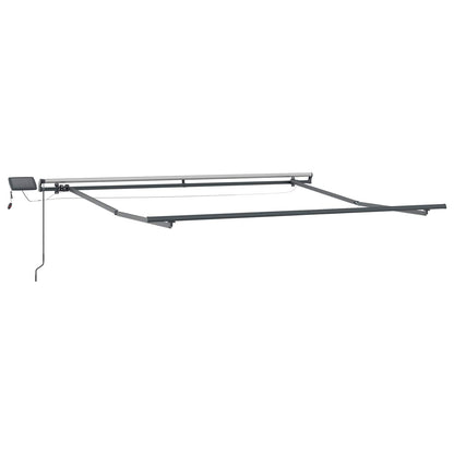 Tenda retrattile Grigio chiaro e bianco 500 × 350 cm | homemem39