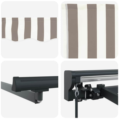 Cornice per Tenda Manuale con LED 5 × 3,5 m | homemem39