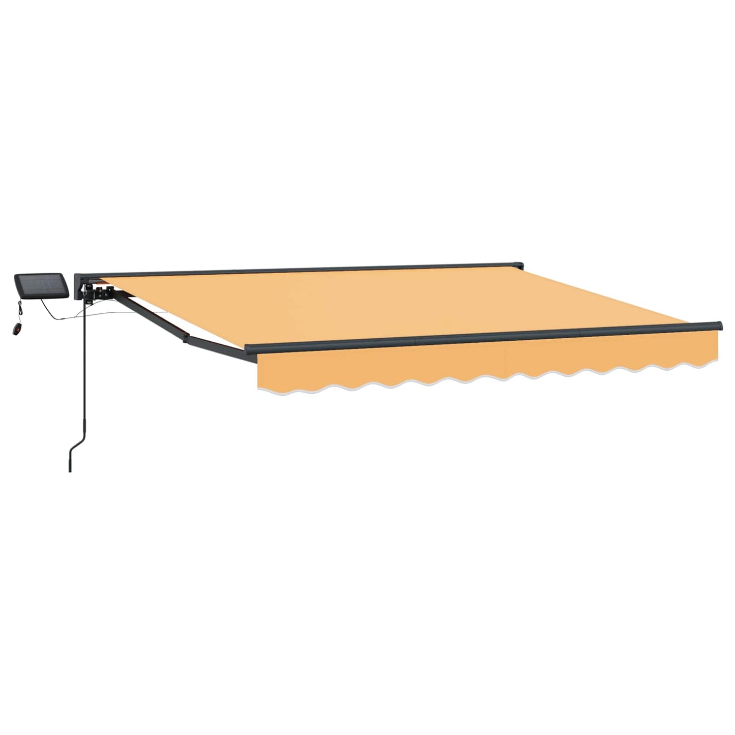 Cornice per Tenda Manuale con LED Sabbia 5 × 3,5 m | homemem39