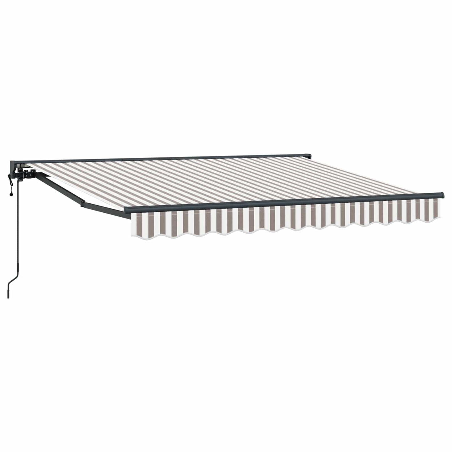 Tettuccio Elettrico Retrattile Grigio chiaro e bianco 5 × 3,5 m | homemem39