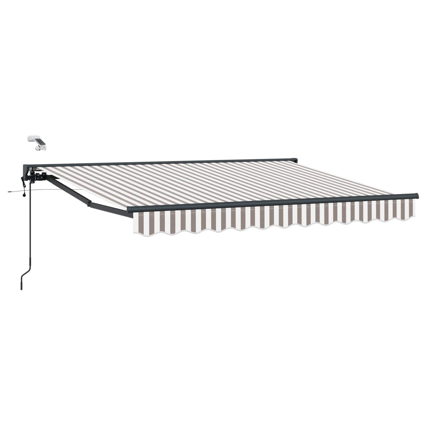 Tettuccio Elettrico Retrattile Grigio chiaro e bianco 5 × 3,5 m | homemem39