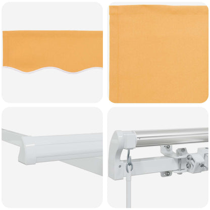 Tenda retrattile Sabbia 600 × 300 cm Tessuto e Alluminio | homemem39