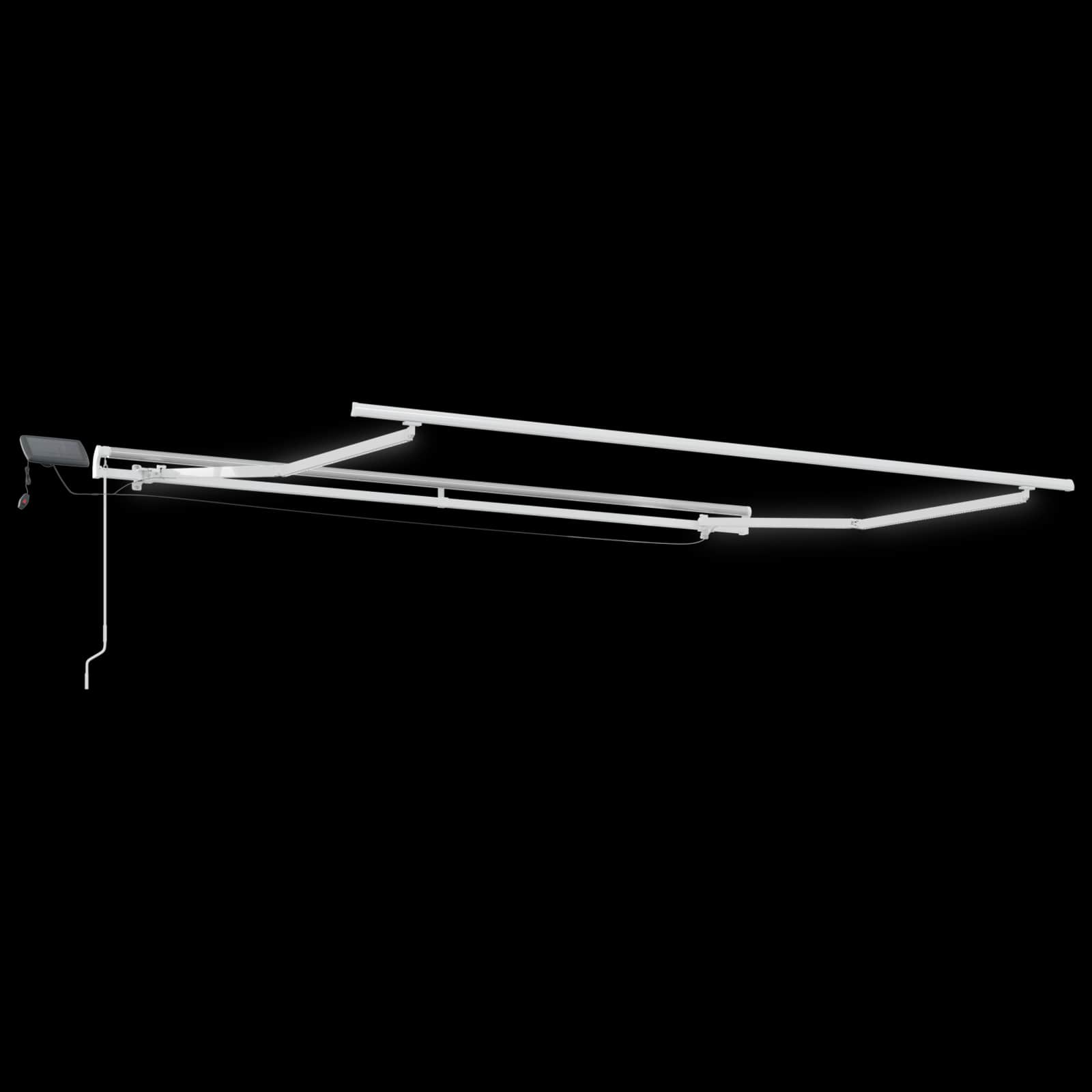 Tenda retrattile Tortora 600 × 350 cm Tessuto e Alluminio | homemem39