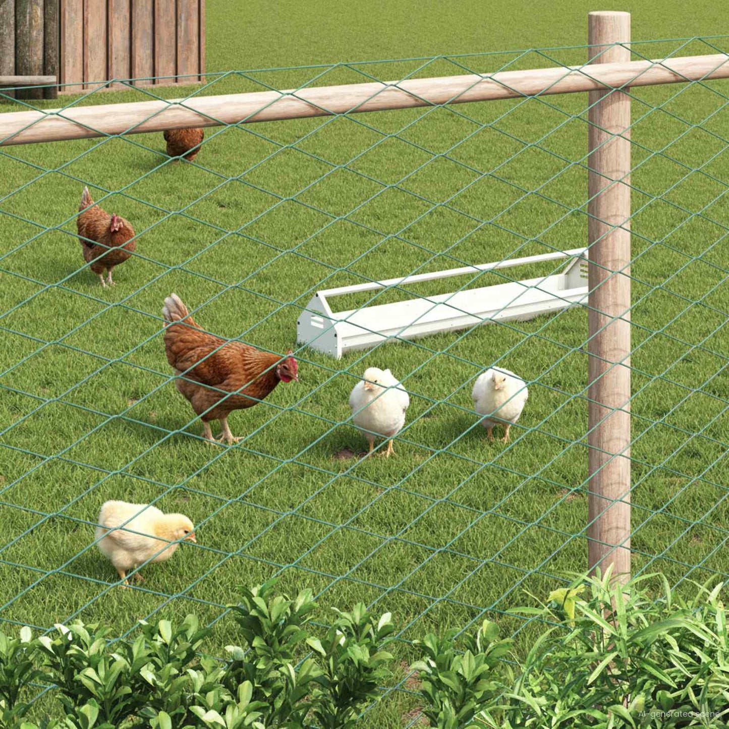 Recinzione a rete metallica Verde 2 x 20 m Acciaio | homemem39