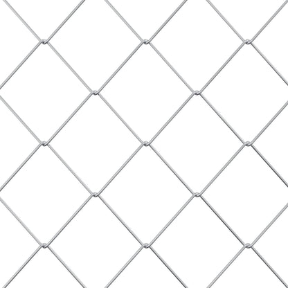 Recinzione a rete metallica Galvanizzato 2 x 20 m Vetro