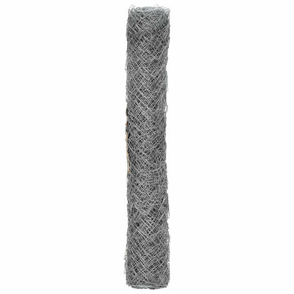 Recinzione a rete metallica Galvanizzato 2 x 20 m Vetro