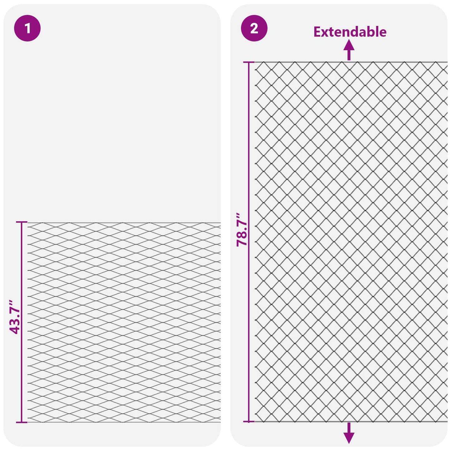 Recinzione a rete metallica Galvanizzato 2 x 20 m Vetro | homemem39