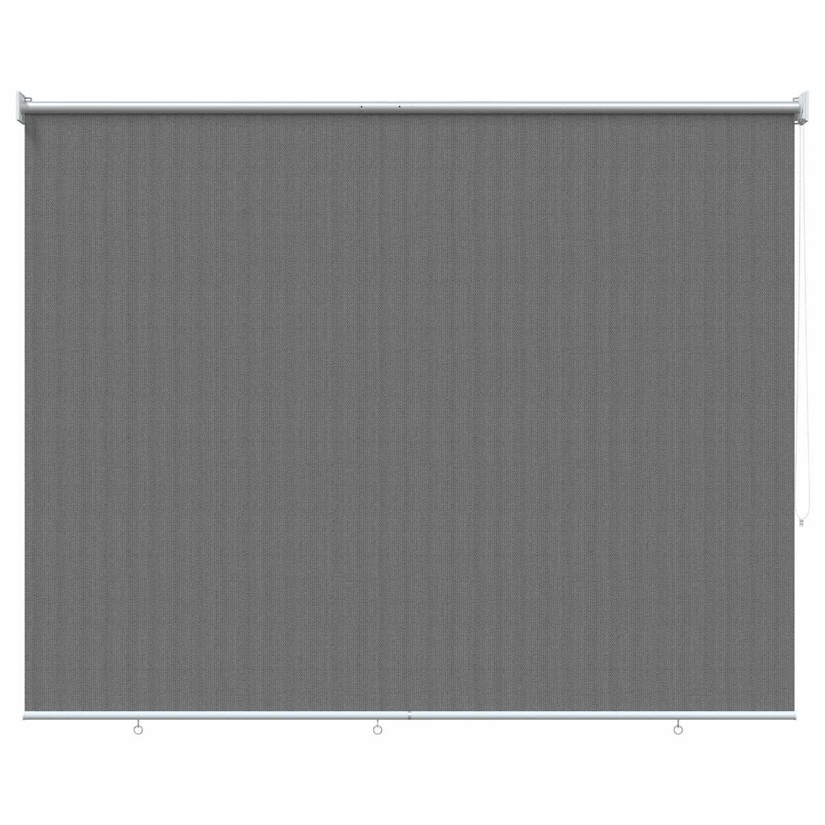 Tenda a Rullo Esterno Blocco UV 90% Grigio Chiaro 180 x 140 cm