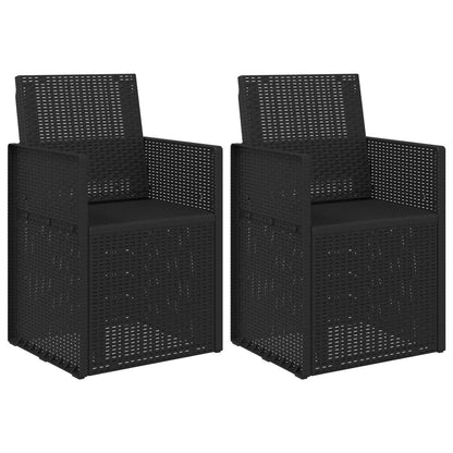 Sedie da pranzo da giardino 2 pcs Antracite 53 x 47 x 88,5 cm | homemem39