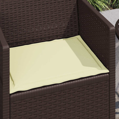 Cuscini per Seduta 2 pcs Crema 47 x 36 x 2 cm Poliestere | homemem39