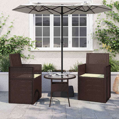 Cuscini per Seduta 2 pcs Crema 47 x 36 x 2 cm Poliestere
