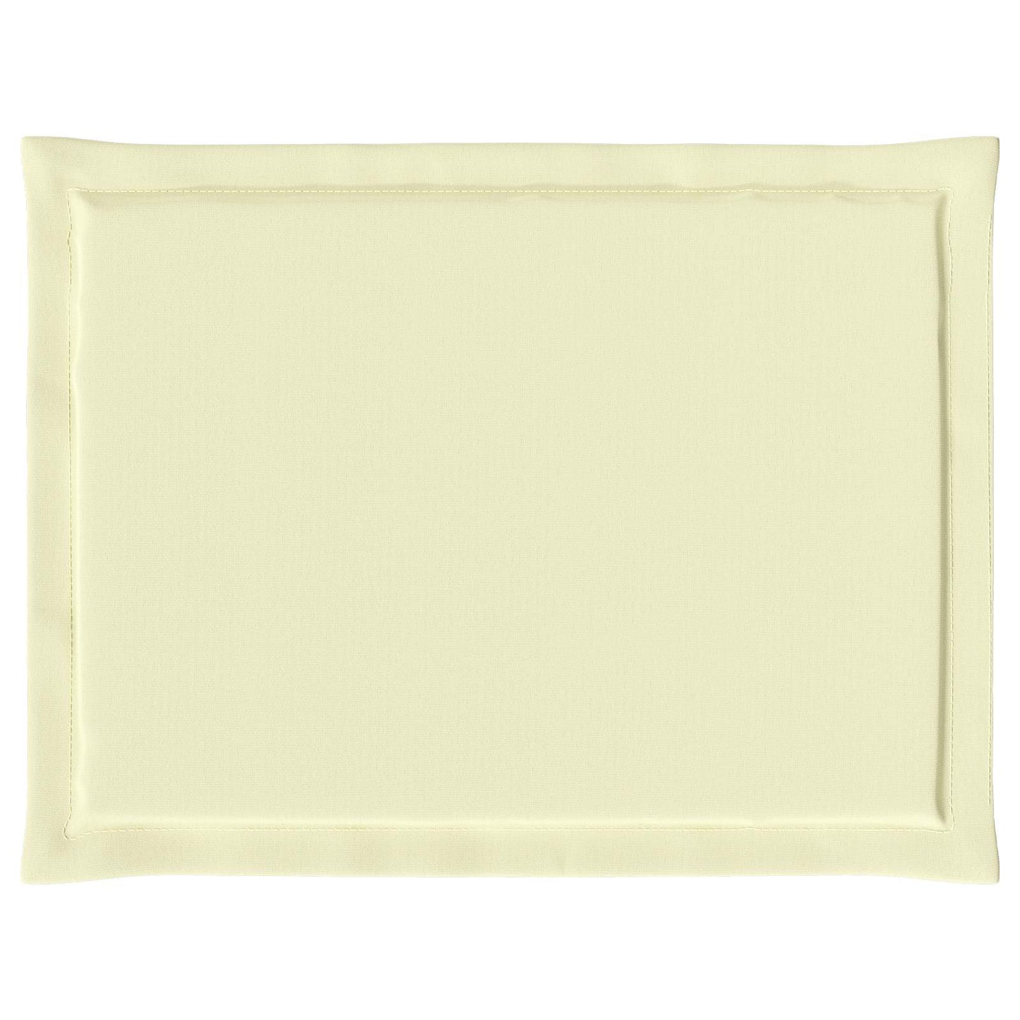 Cuscini per Seduta 2 pcs Crema 47 x 36 x 2 cm Poliestere | homemem39