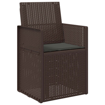 Cuscini per Seduta 2 pz Poliestere Antracite 47 x 36 x 2 cm
